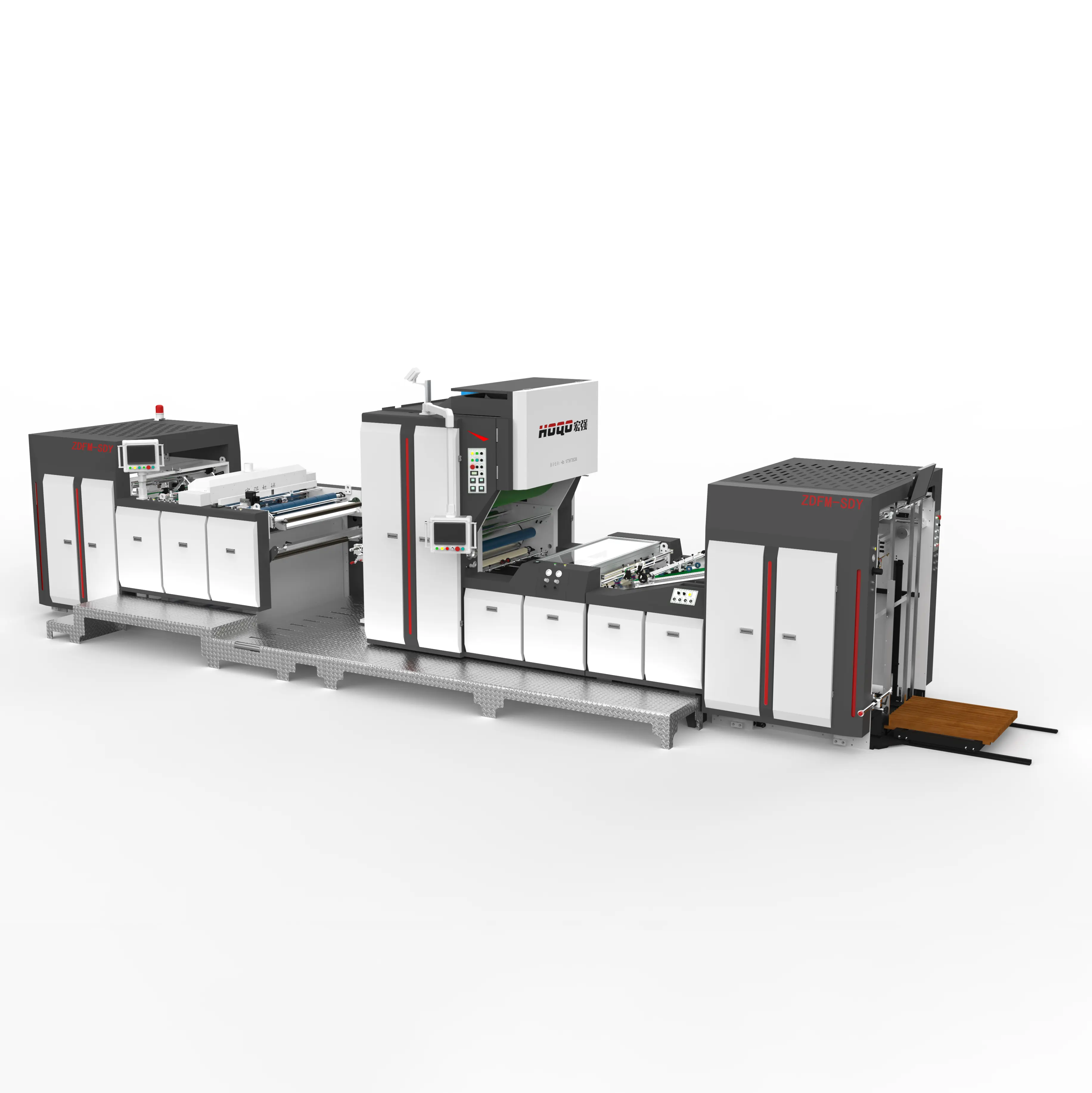 Intelligent Servo Hot Knife pulverborttagning lamineringsmaskin